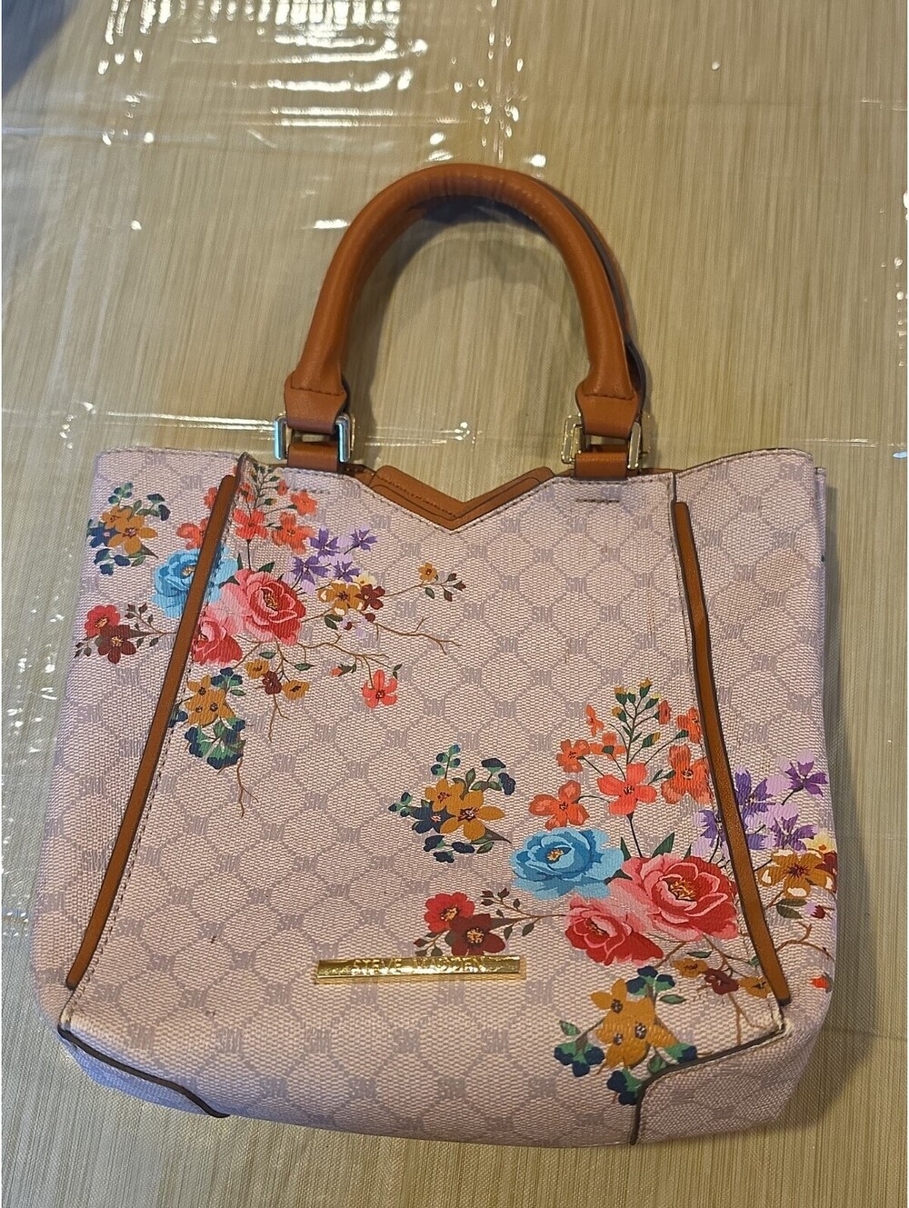 Steve Madden Floral Tote Bjapan Medium Handbag
